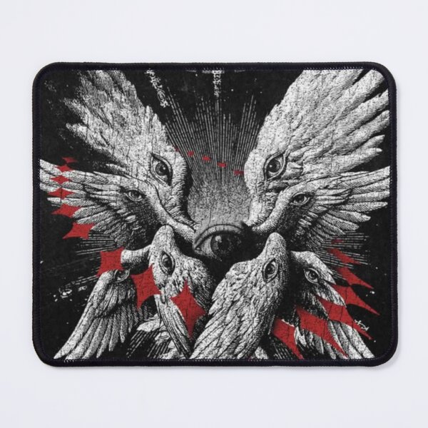 Item preview, Seraphim – Biblical Angel Dark Gothic Christian Art | Celestial Wings Design designed and sold by Jesus-istheway.