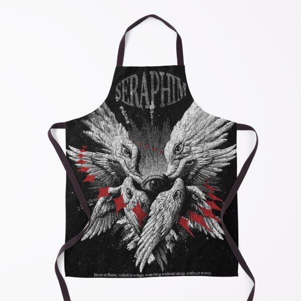 Item preview, Seraphim – Biblical Angel Dark Gothic Christian Art | Celestial Wings Design designed and sold by Jesus-istheway.