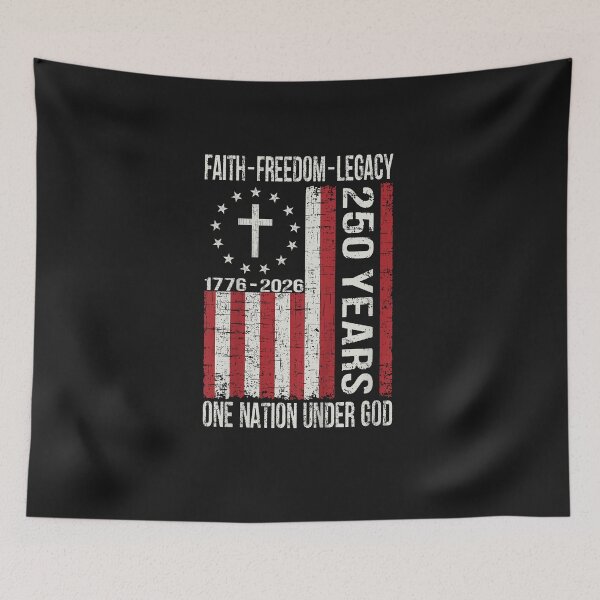 Item preview, 250 Years Faith Freedom 250th Anniversary USA 4th of July designed and sold by FrankIsabel.