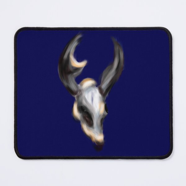 Item preview, Dark Horned Skull | Gothic Animal Skull | Occult Skull  Art Sticker  designed and sold by Marianarcezar.