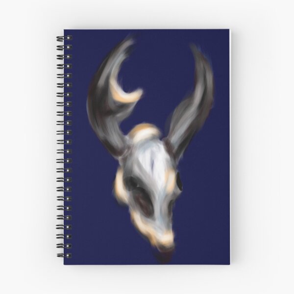 Item preview, Dark Horned Skull | Gothic Animal Skull | Occult Skull  Art Sticker  designed and sold by Marianarcezar.