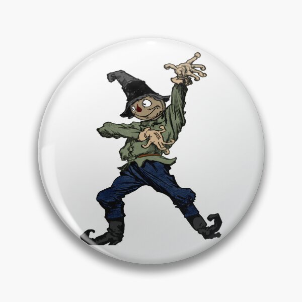 Item preview, Scarecrow Character Dancing with Pointy Black Hat designed and sold by Memecats.