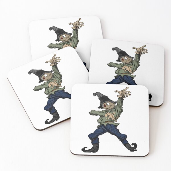 Item preview, Scarecrow Character Dancing with Pointy Black Hat designed and sold by Memecats.