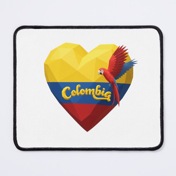 Item preview, Heart of Colombia with Tropical Macaw designed and sold by ArtMochis.