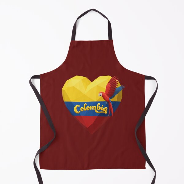 Item preview, Heart of Colombia with Tropical Macaw designed and sold by ArtMochis.
