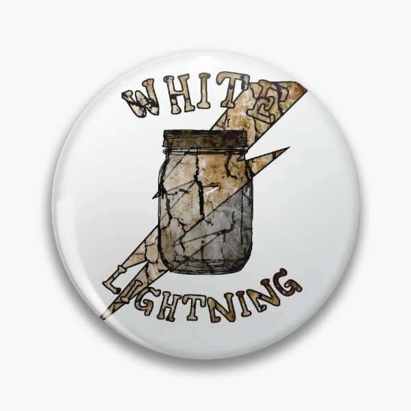 Item preview, White Lightning Distressed Jar and Metallic Bolt designed and sold by Memecats.