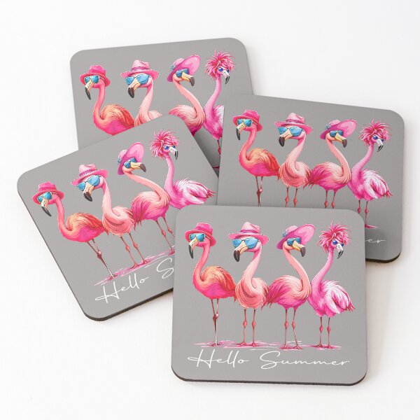 Item preview, Hello Summer Vacation Flamingo Gift Men Women Girls Kids designed and sold by KathieFaugh.