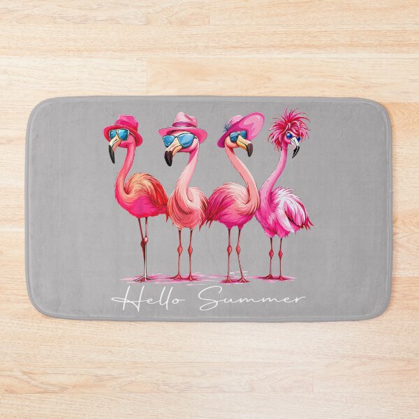 Item preview, Hello Summer Vacation Flamingo Gift Men Women Girls Kids designed and sold by KathieFaugh.