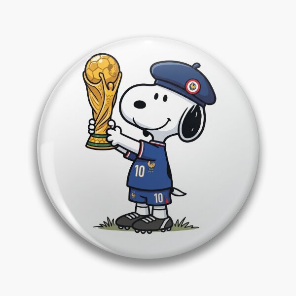 Item preview, Snoopy Champion du Monde Football France designed and sold by windmildesigner.