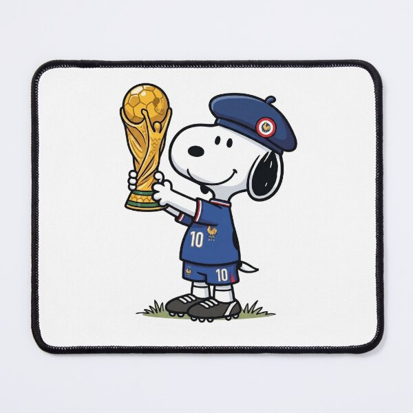 Item preview, Snoopy Champion du Monde Football France designed and sold by windmildesigner.