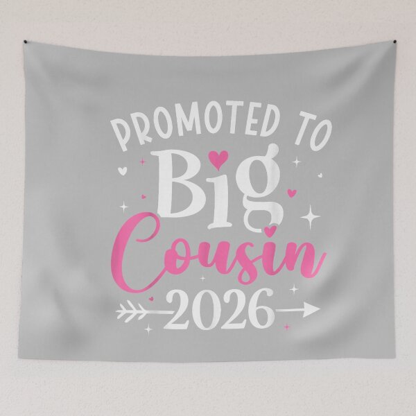 Item preview, Promoted to Big Cousin 2026 Cousin Baby Announcement Girls designed and sold by mjohnson9.