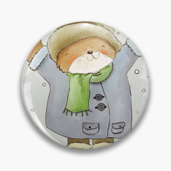 Item preview, Cute Winter Bear Watercolor Illustration designed and sold by bharath kumar.