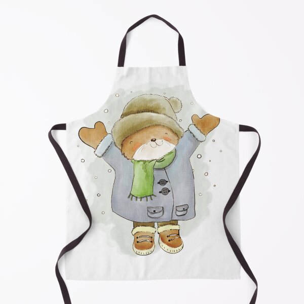 Item preview, Cute Winter Bear Watercolor Illustration designed and sold by bharath kumar.