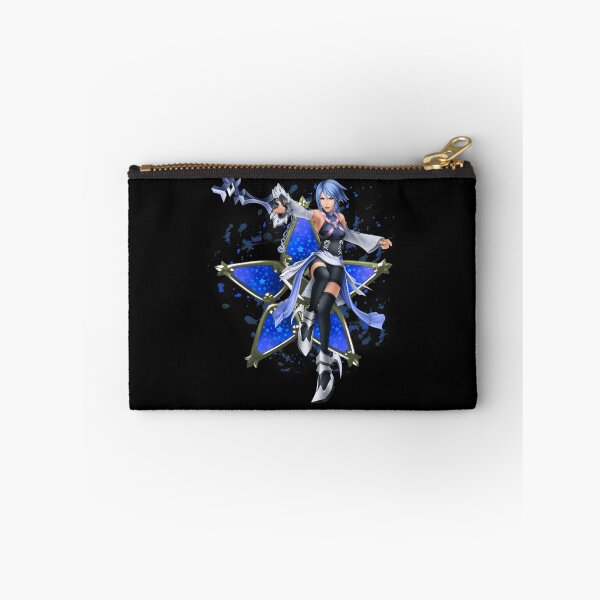 Item preview, Blue Hair Anime Girl Warrior Wielding Key Blade Weapon designed and sold by FashionHub005.