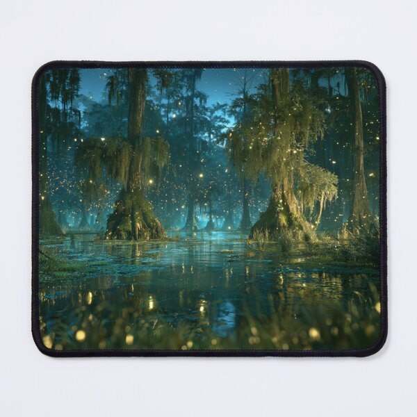 Item preview, Louisiana Bayou Firefly Swamp Art designed and sold by GSizzle1.