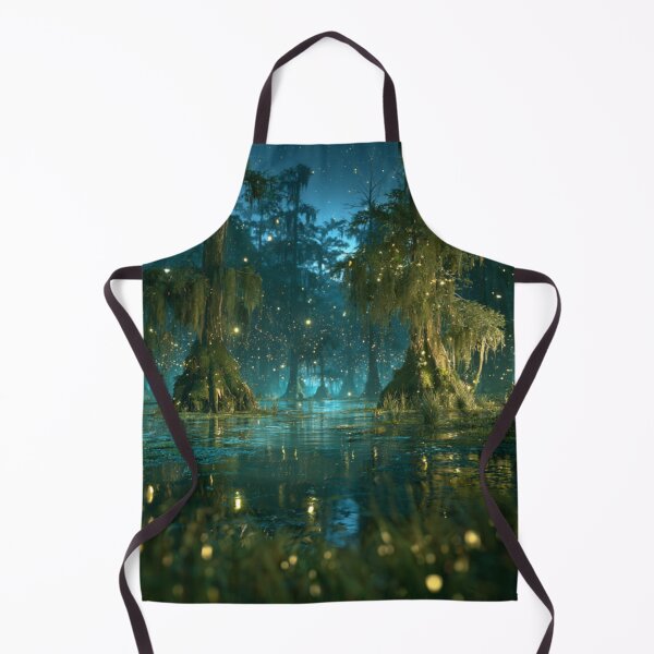 Item preview, Louisiana Bayou Firefly Swamp Art designed and sold by GSizzle1.