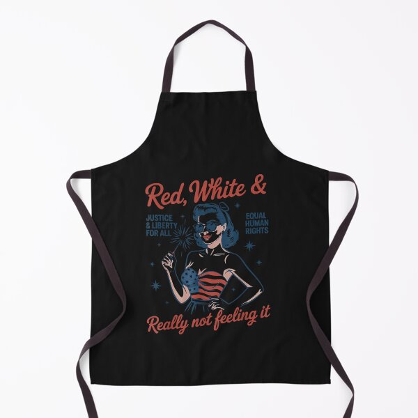Item preview, Retro Vintage Red White and Not Really Feeling It Feminism designed and sold by FrankIsabel.