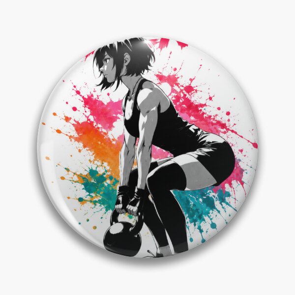 Item preview, Train In Silence Let Results Speak Anime Girl Gym Fitness Graphic designed and sold by Digistore1221.