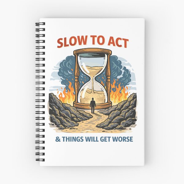 Item preview, Slow To Act & Things Will Get Worse designed and sold by Matinez Pink.