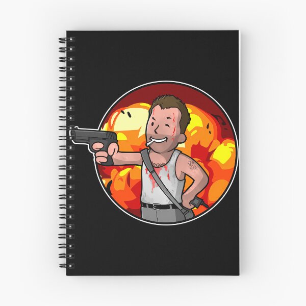 Item preview, Undershirt Holding Pistol In Front Of Large Fiery Explosion designed and sold by JeepsterG.