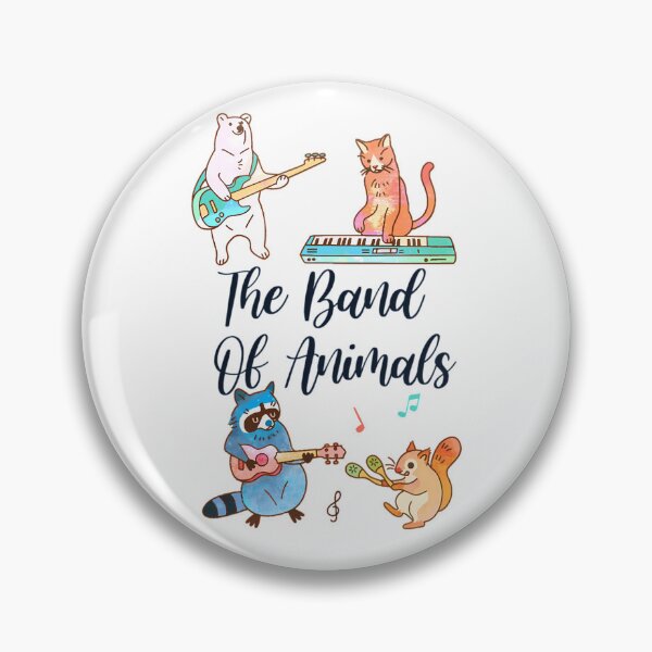 Item preview, Watercolor Musical Animals Band Playing Instruments Group Concert designed and sold by FashionHub005.