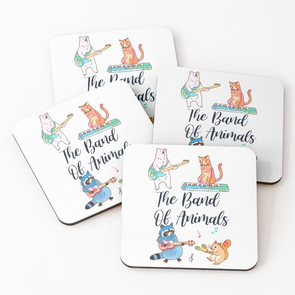 Item preview, Watercolor Musical Animals Band Playing Instruments Group Concert designed and sold by FashionHub005.