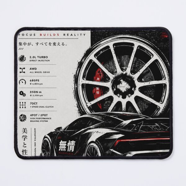 Item preview, Original Futuristic Japanese Sports Car Poster designed and sold by MidnightPistons.