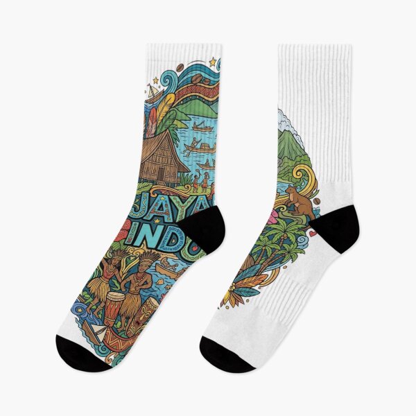 Item preview, Wonderful Jayapura Indonesia Travel Souvenir Heritage Colorful Cultural Doodle designed and sold by arisukma11.
