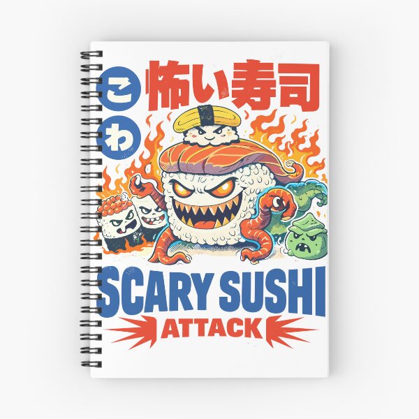 Item preview, Scary Sushi Attack! designed and sold by Matinez Pink.