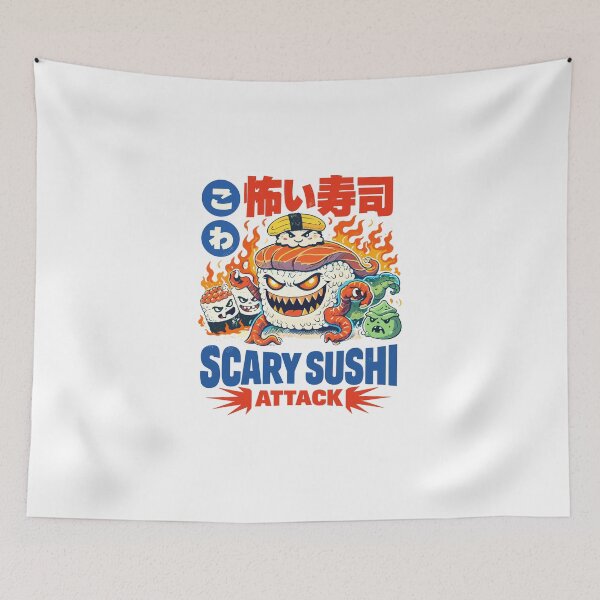Item preview, Scary Sushi Attack! designed and sold by Matinez Pink.
