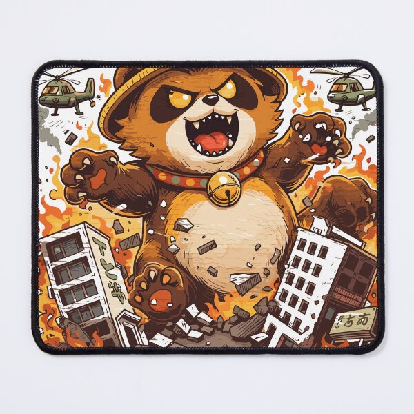 Item preview, Tanuki Mayhem  designed and sold by Matinez Pink.
