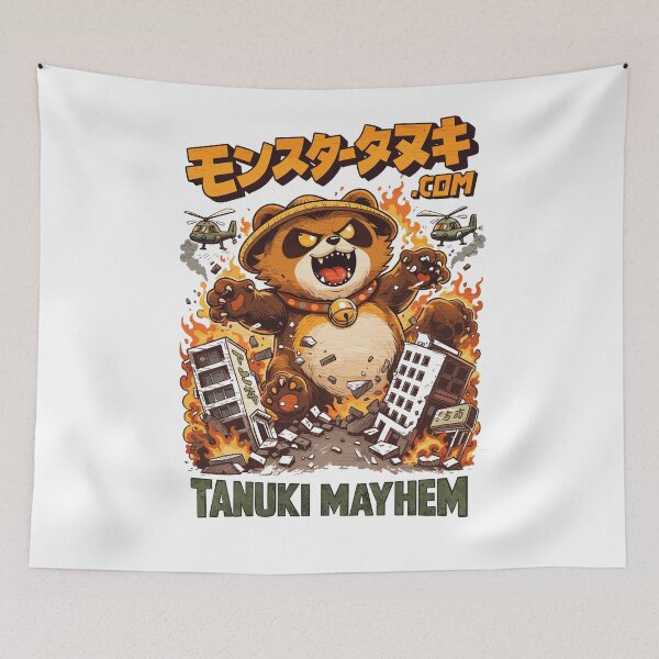 Item preview, Tanuki Mayhem  designed and sold by Matinez Pink.