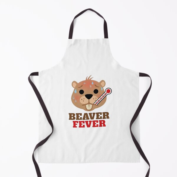 Item preview, Beaver Fever Cute Animal Pun designed and sold by Murvel-Ink.