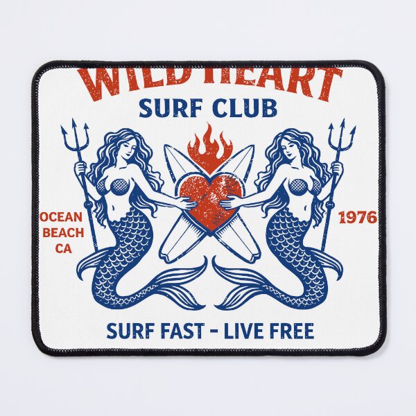 Item preview, Wild Heart Surf Club designed and sold by Matinez Pink.