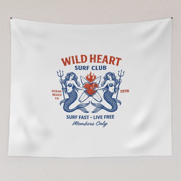 Item preview, Wild Heart Surf Club designed and sold by Matinez Pink.