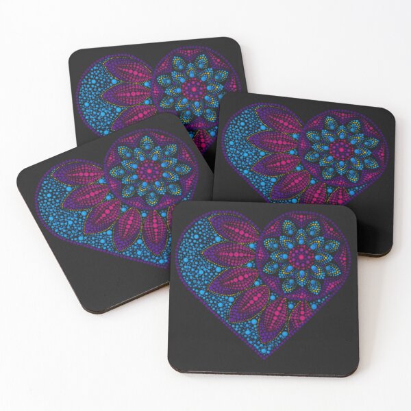 Item preview, Doted Heart, Multicolored  designed and sold by Evelashop.