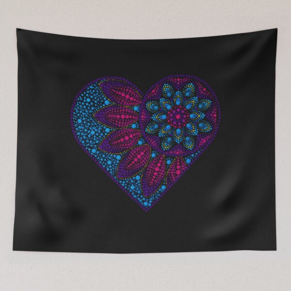 Item preview, Doted Heart, Multicolored  designed and sold by Evelashop.