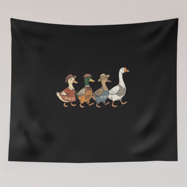 Item preview, Shirley Goodness and Mercy Goose Duck Christian Psalm 23 6 designed and sold by FrankIsabel.