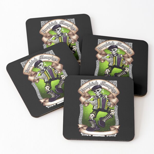Item preview, Accordion Playing Skeleton with Flat Cap and Boots designed and sold by FashionHub005.