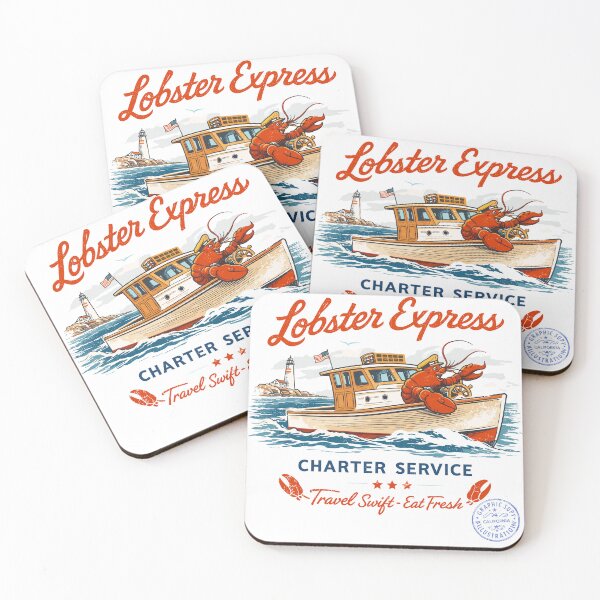 Item preview, Lobster Express Charter Service designed and sold by Matinez Pink.
