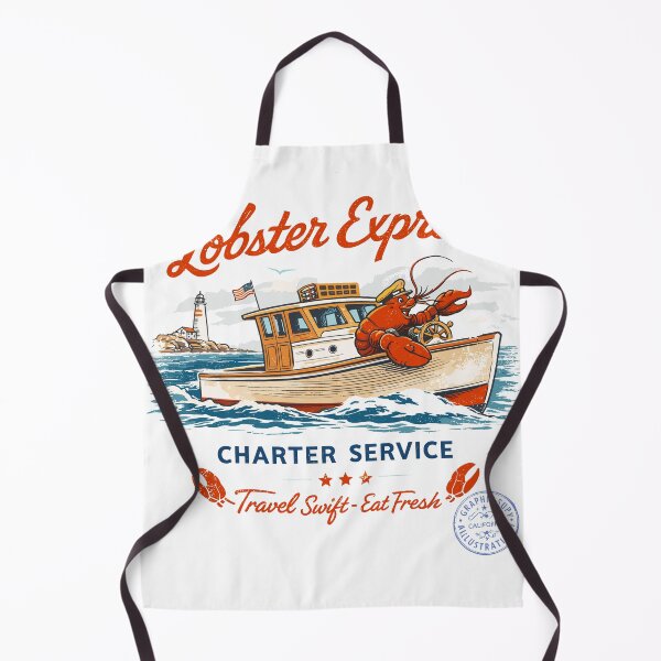 Item preview, Lobster Express Charter Service designed and sold by Matinez Pink.