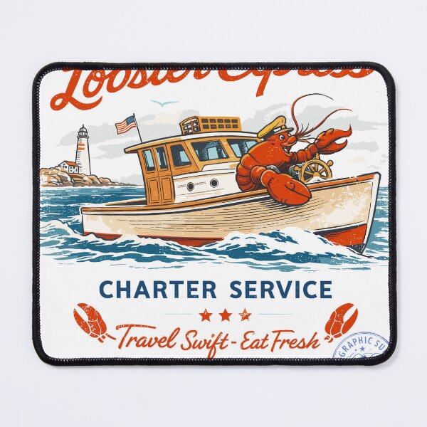 Item preview, Lobster Express Charter Service designed and sold by Matinez Pink.