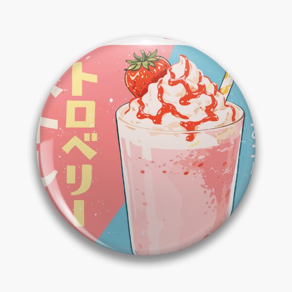 Item preview, Strawberry Milkshake Retro Japanese designed and sold by Matinez Pink.