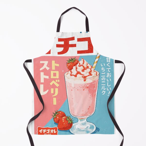 Item preview, Strawberry Milkshake Retro Japanese designed and sold by Matinez Pink.