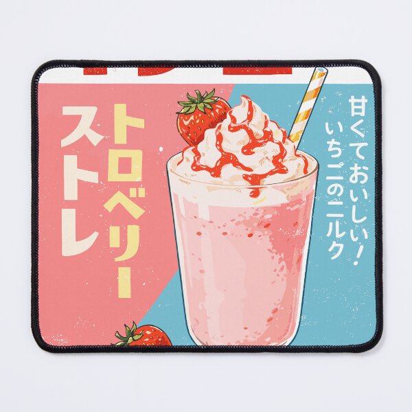 Item preview, Strawberry Milkshake Retro Japanese designed and sold by Matinez Pink.