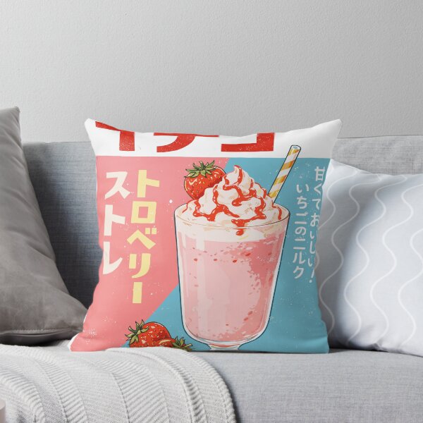Item preview, Strawberry Milkshake Retro Japanese designed and sold by Matinez Pink.