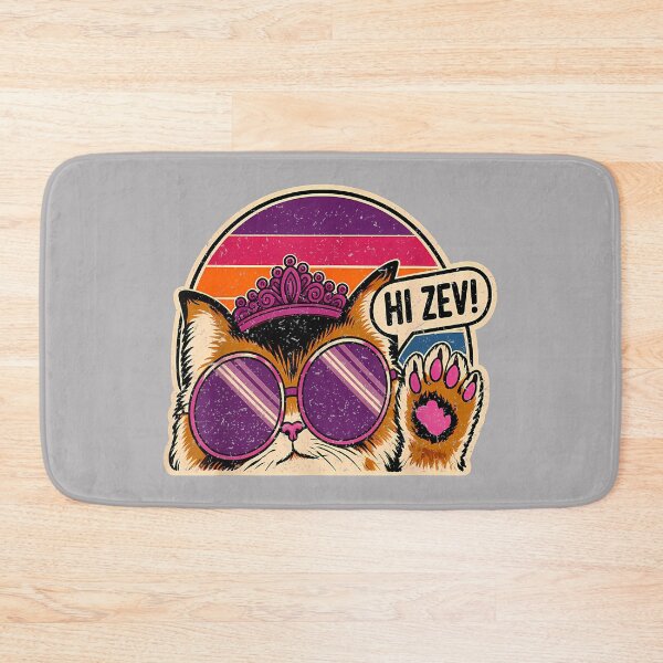 Item preview, Hi Zev Funny Cat Princess Retro Sunset Sunglasses Crown designed and sold by KathieFaugh.