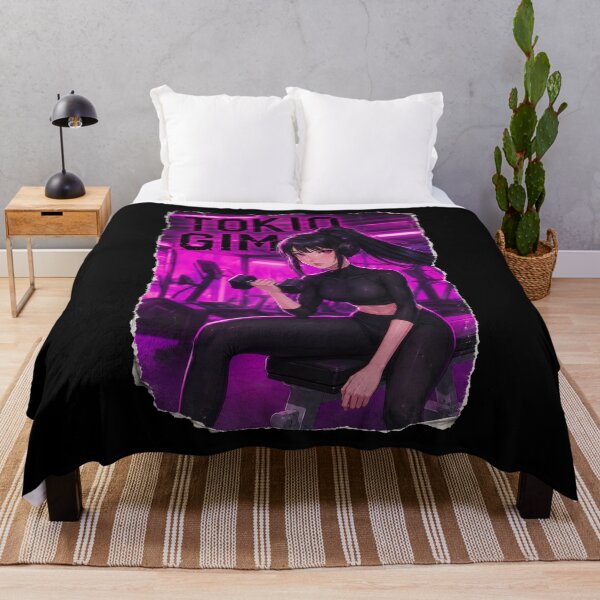 Item preview, Tokio Gym Anime Girl Fitness Neon Cyberpunk Weightlifting Art designed and sold by Digistore1221.