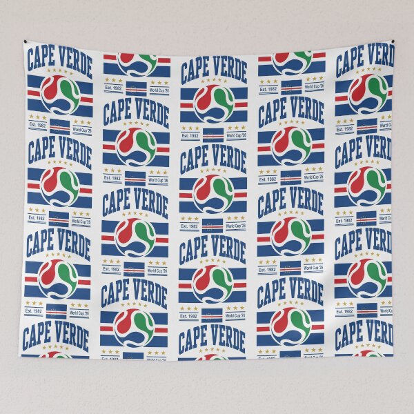 Item preview, Cape Verde Soccer Retro 90s Flag 2026 Soccer Supporter designed and sold by ajifujpost.
