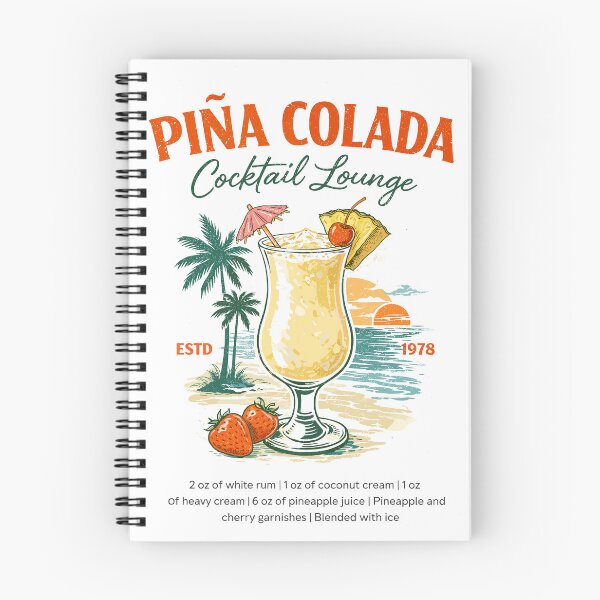 Item preview, Piña Colada Cocktail Lounge designed and sold by Matinez Pink.